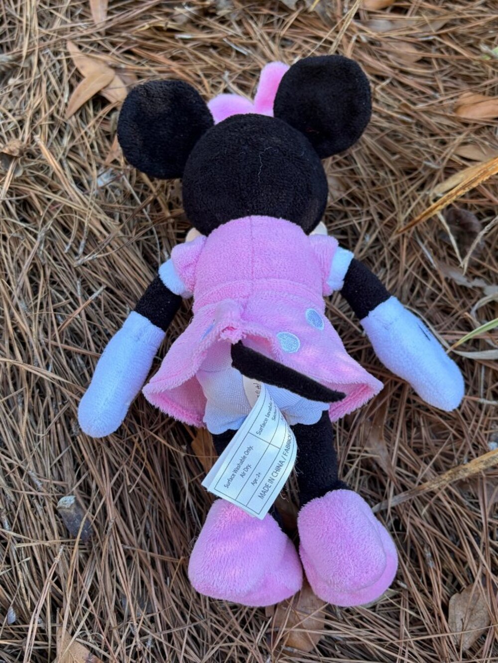 Three Minnie Mouse Plush Dolls In Pink & Red Outfits With Polka Dots S10 - Picture 7 of 9